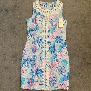 Lilly Pulitzer Mila shift dress, size 8, NWT, Multi Bahamas Beachcomber print